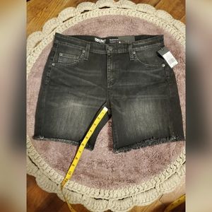 Black Mossimo Lowrise Boyfriend Shorts Size 4